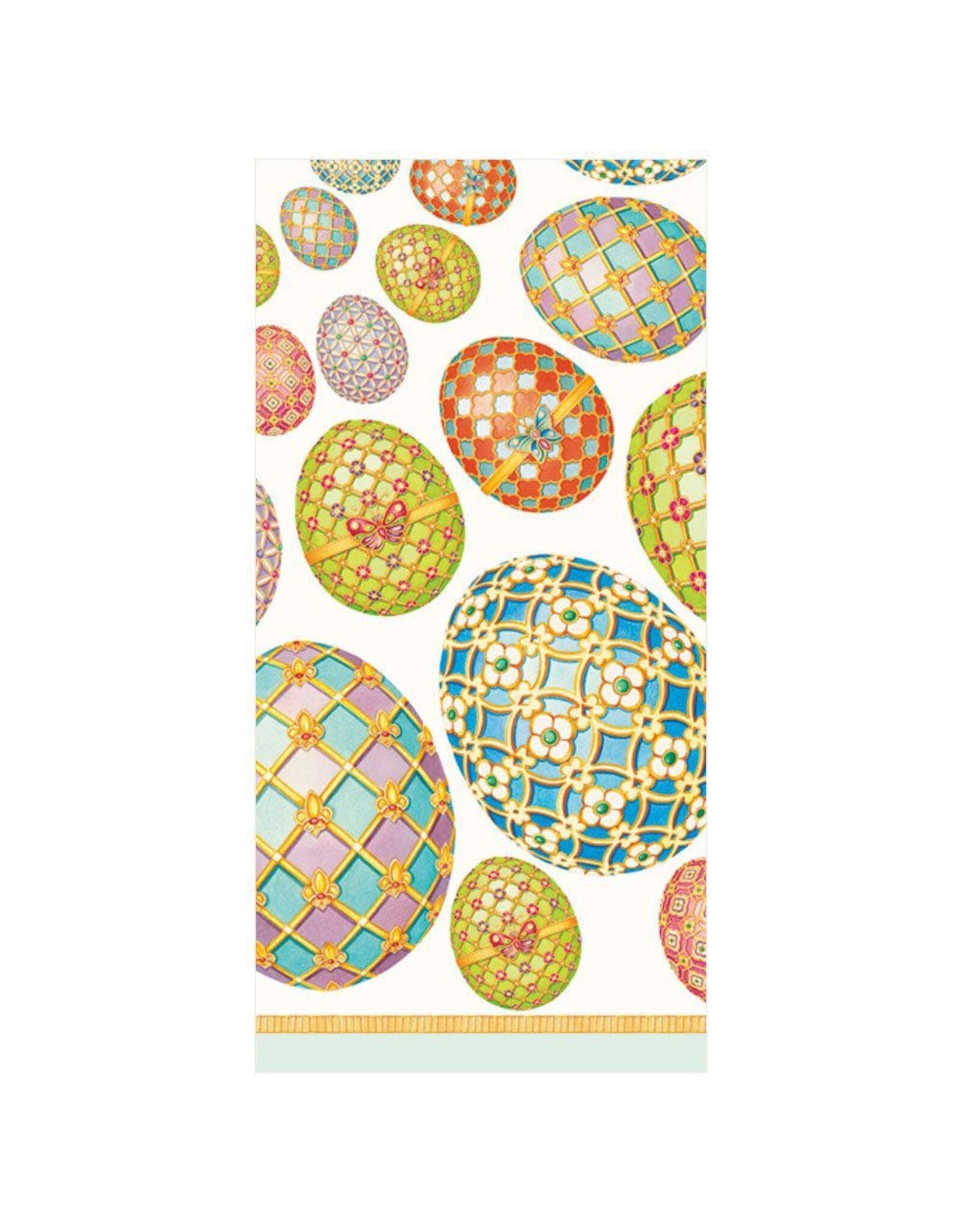 Caspari Paper Facial Tissues Hankies Imperial Easter Eggs
