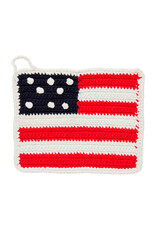 Mud Pie Patriotic Americana American Flag Pot Holder Trivet