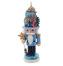 Kurt Adler Hollywood Nautical Nutcracker Ornament 5” Sea Turtle