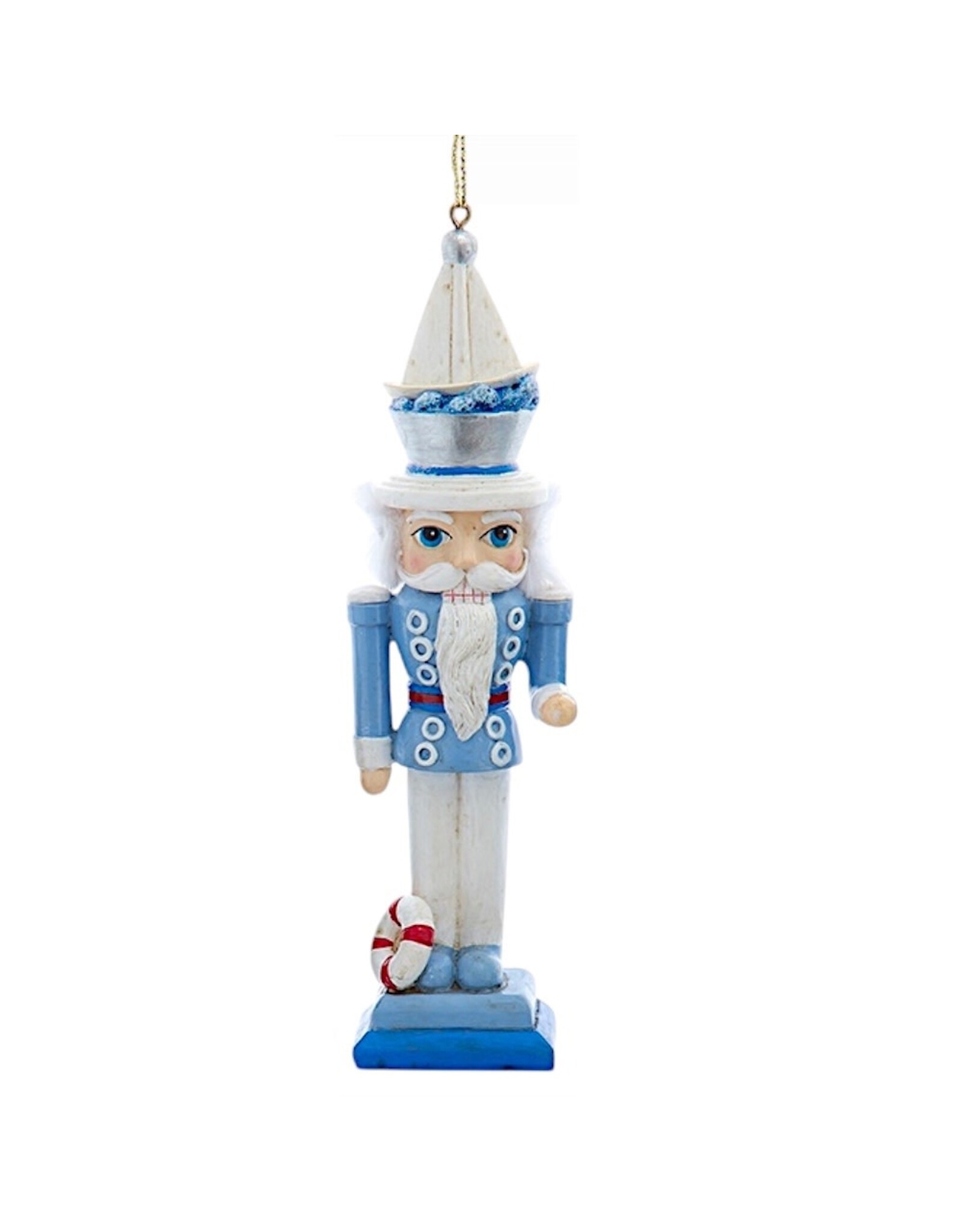 Kurt Adler Hollywood Nautical Nutcracker Ornament 5” Sailboat