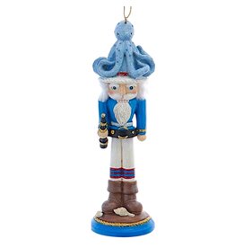Kurt Adler Hollywood Nautical Nutcracker Ornament 5” Octopus