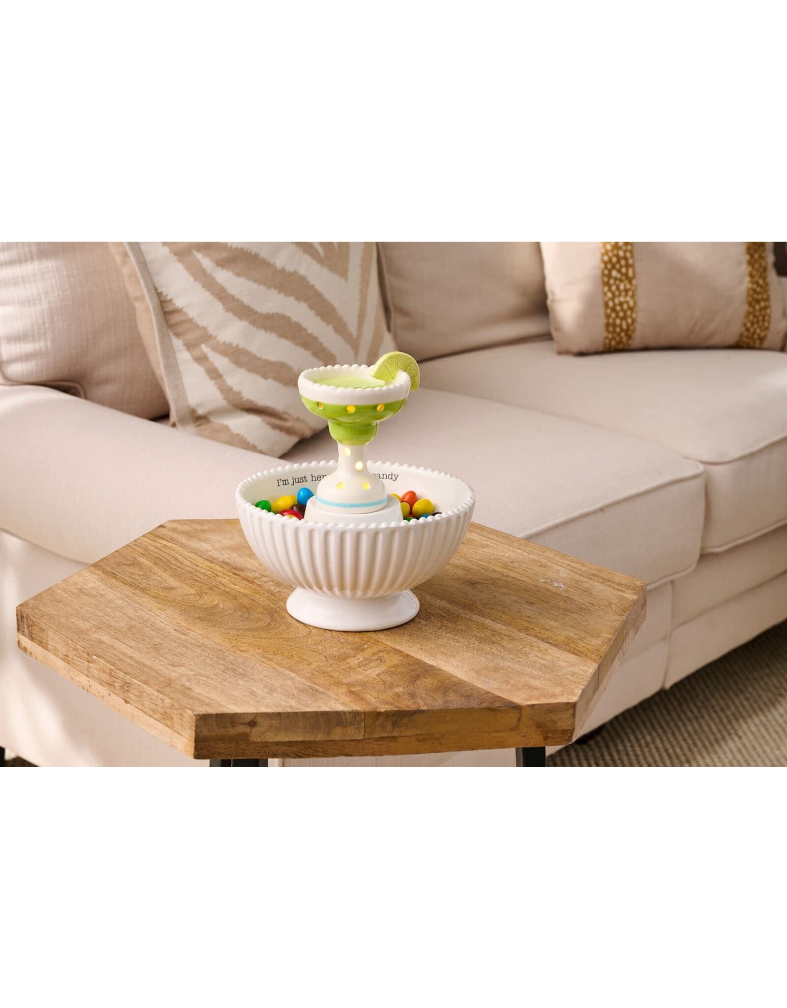 Mud Pie Light-Up Margarita Sitter