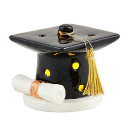 Mud Pie Light-Up Graduation Cap Sitter