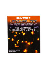 Kurt Adler Halloween LED Fairy Lights 10FT 25 Lite Orange B/O
