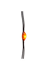 Kurt Adler Halloween LED Fairy Lights 10FT 25 Lite Orange B/O