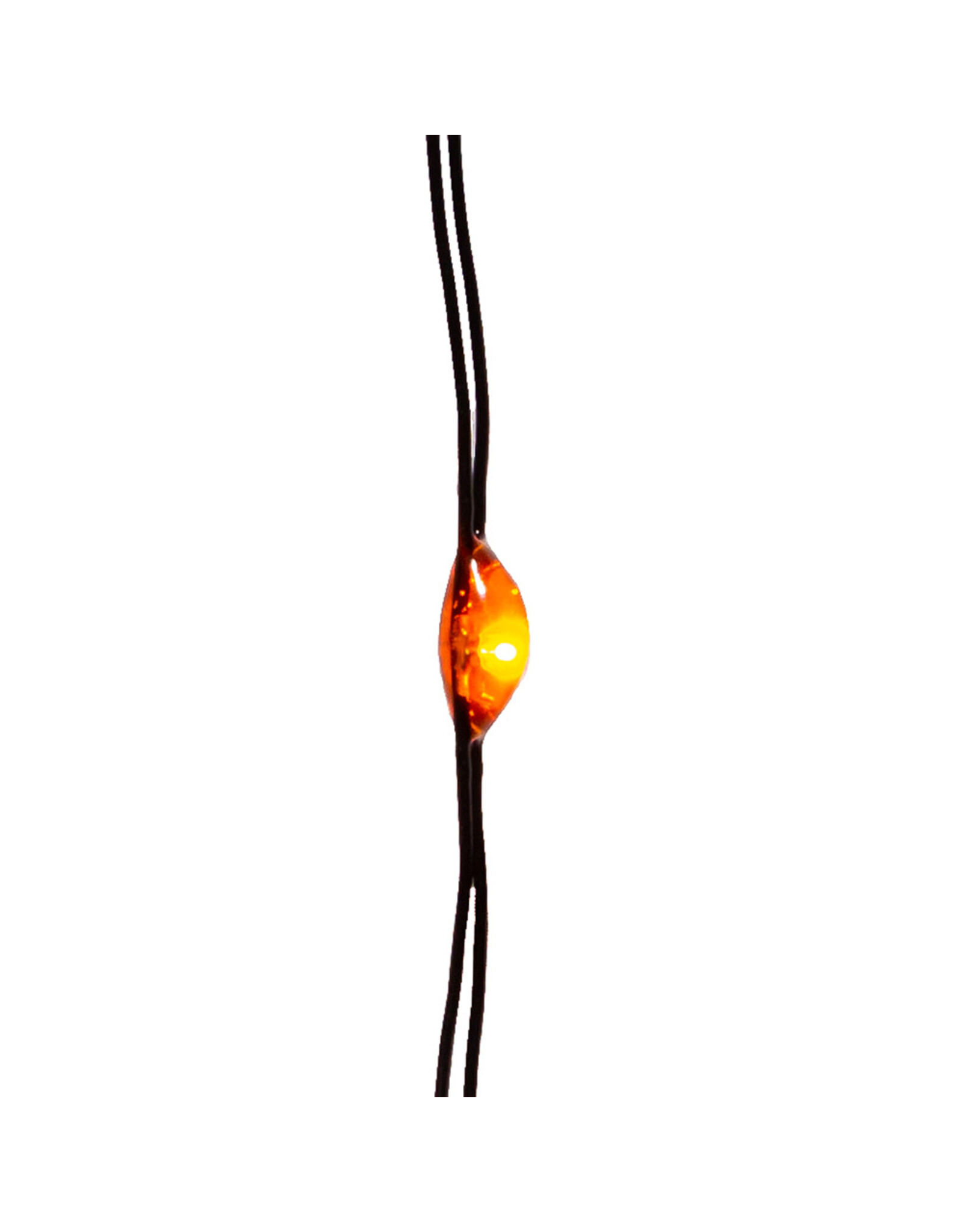 Kurt Adler Halloween LED Fairy Lights 10FT 25 Lite Orange B/O