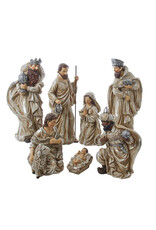 Kurt Adler Holy Family Nativity Table Piece 7pc Set