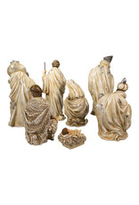 Kurt Adler Holy Family Nativity Table Piece 7pc Set