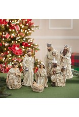 Kurt Adler Holy Family Nativity Table Piece 7pc Set