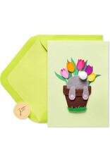PAPYRUS® Easter Cards Bunny In Pot Lots of Fun Easter Card