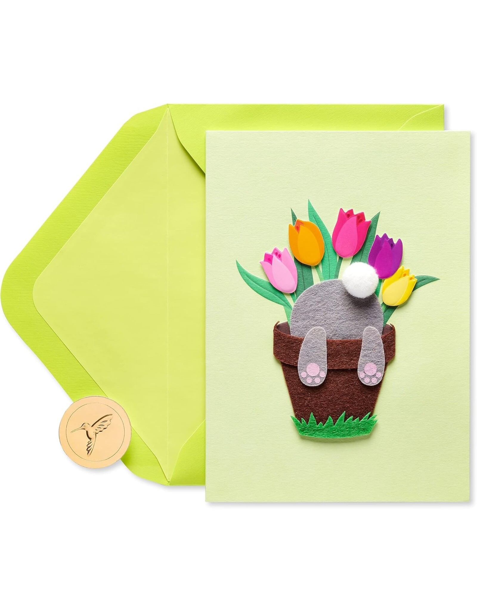 PAPYRUS® Easter Cards Bunny In Pot Lots of Fun Easter Card