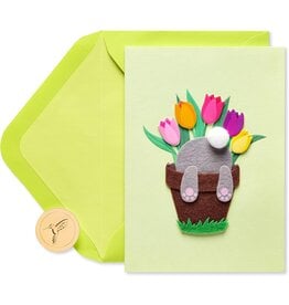PAPYRUS® Easter Cards Bunny In Pot Lots of Fun Easter Card