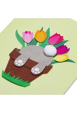 PAPYRUS® Easter Cards Bunny In Pot Lots of Fun Easter Card
