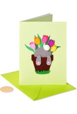PAPYRUS® Easter Cards Bunny In Pot Lots of Fun Easter Card