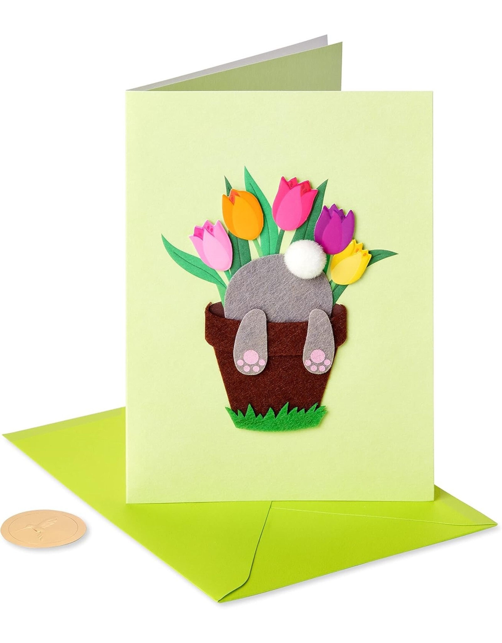 PAPYRUS® Easter Cards Bunny In Pot Lots of Fun Easter Card