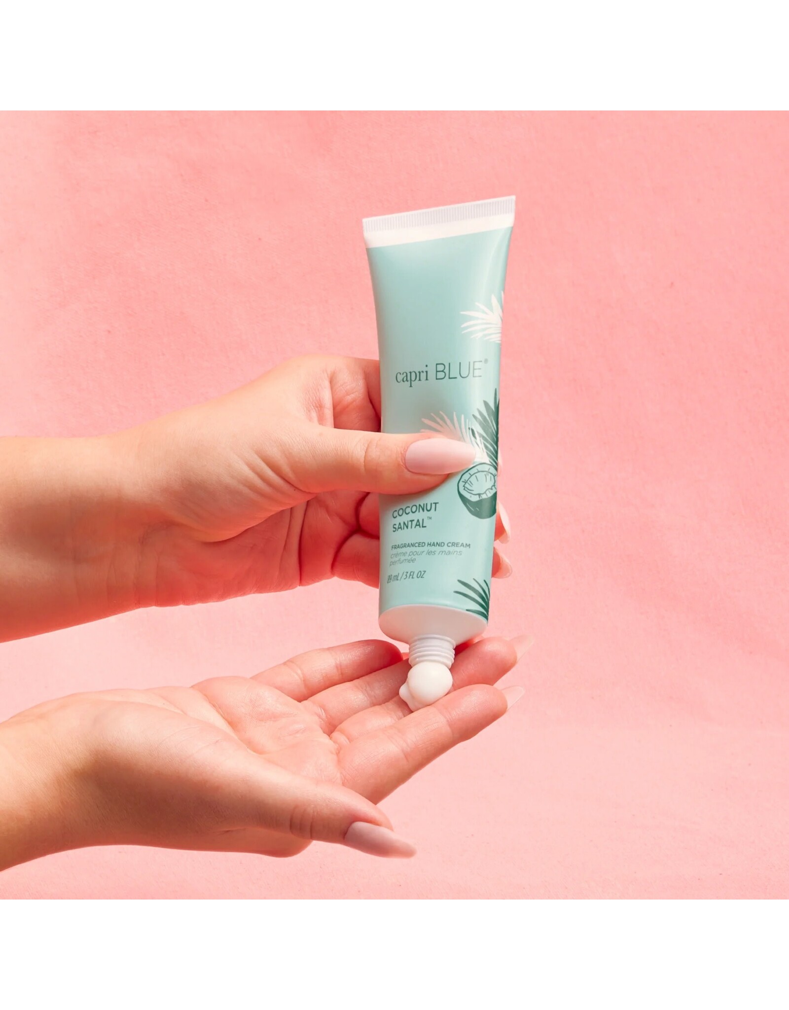 capri BLUE Coconut Santal Flora Hand Cream Skin Care 3 Oz