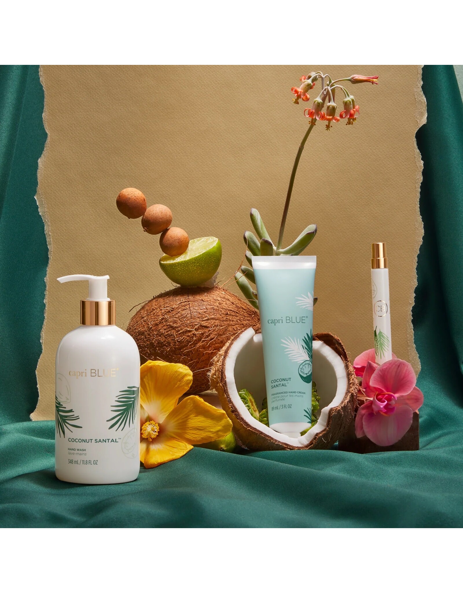 capri BLUE Coconut Santal Flora Hand Cream Skin Care 3 Oz