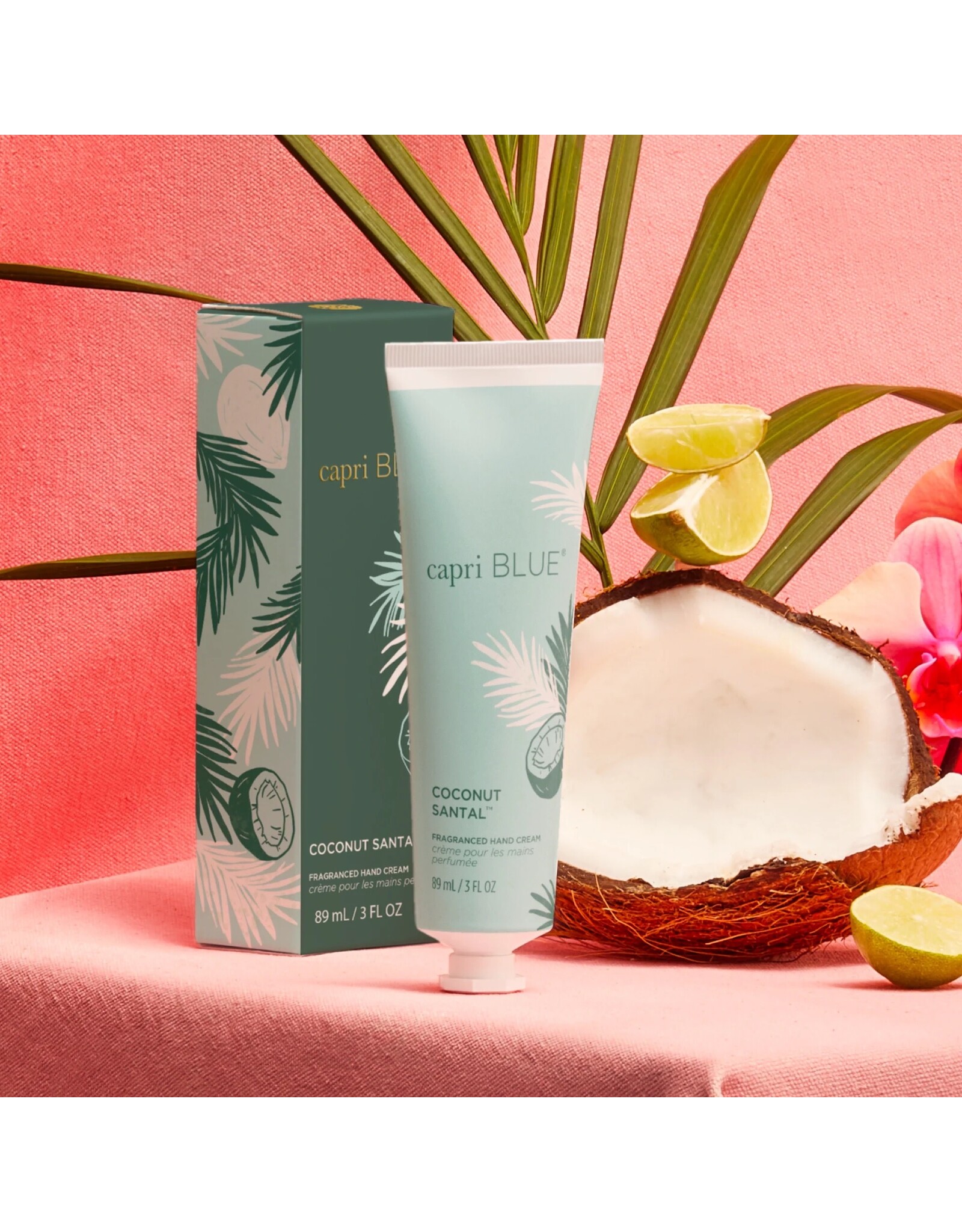 capri BLUE Coconut Santal Flora Hand Cream Skin Care 3 Oz