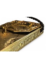 Hammered Metal Crossbody Bag | Beach w Palm Trees