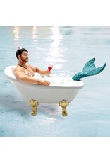 December Diamonds Mr Bubbles Merman Ornament 7 Inch