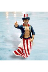 December Diamonds Guncle Sam Merman Ornament 7 Inch
