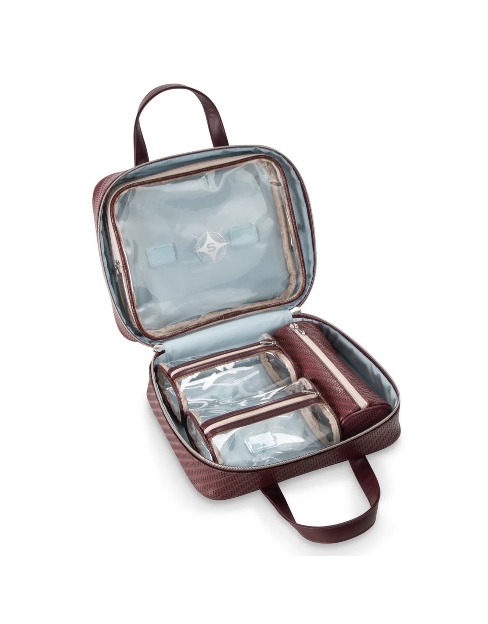 Stephanie Johnson Cosmetic Cases Martha Large Briefcase Rosewood RR