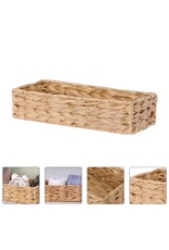 Mud Pie Hyacinth Basket 12x8 Inch Rectangular Storage Basket