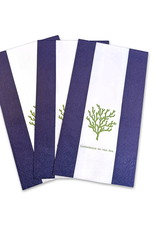 Caspari Lauderdale-By-The-Sea Guest Towel Napkins 18pk Coral Reef DB