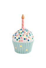 Mud Pie Light-Up Sitter | Cupcake W Birthday Candle