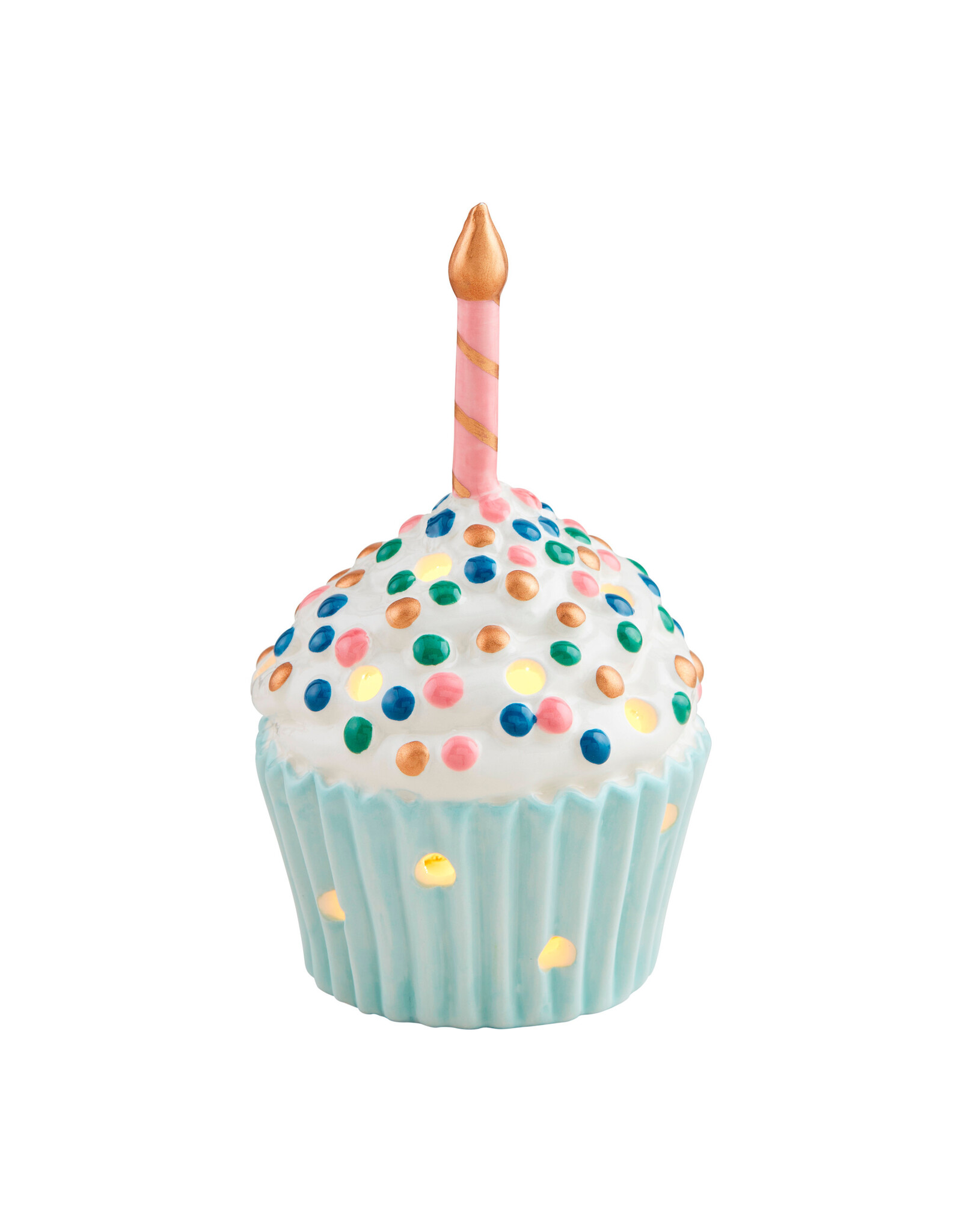 Mud Pie Light-Up Sitter | Cupcake W Birthday Candle
