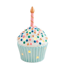 Mud Pie Light-Up Sitter | Cupcake W Birthday Candle
