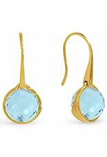 Dean Davidson Jewelry Ipanema Droplet Earrings Gold | Sky Blue