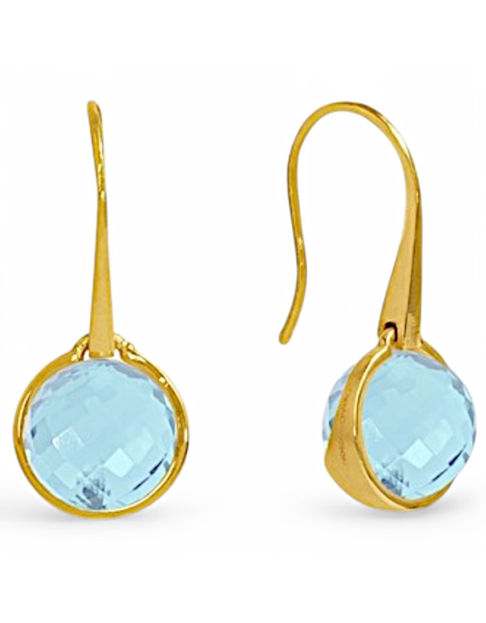 Dean Davidson Jewelry Ipanema Droplet Earrings Gold | Sky Blue