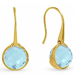 Dean Davidson Jewelry Ipanema Droplet Earrings Gold | Sky Blue