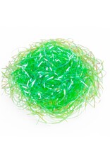 DIGS-N-GIFTS Iridescent Green Easter Grass 1.8 Ounces 3mm Herbe De Paques