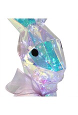 Seasonal Prismatic Iridescent LED Easter Bunny Decor 21 Inch Benjamin