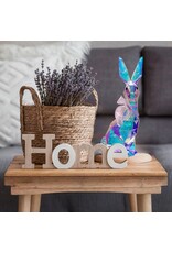 Seasonal Prismatic Iridescent LED Easter Bunny Decor 21 Inch Benjamin