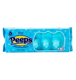 Marshmallow Chicks Easter Candy | Blue 1pk of 5
