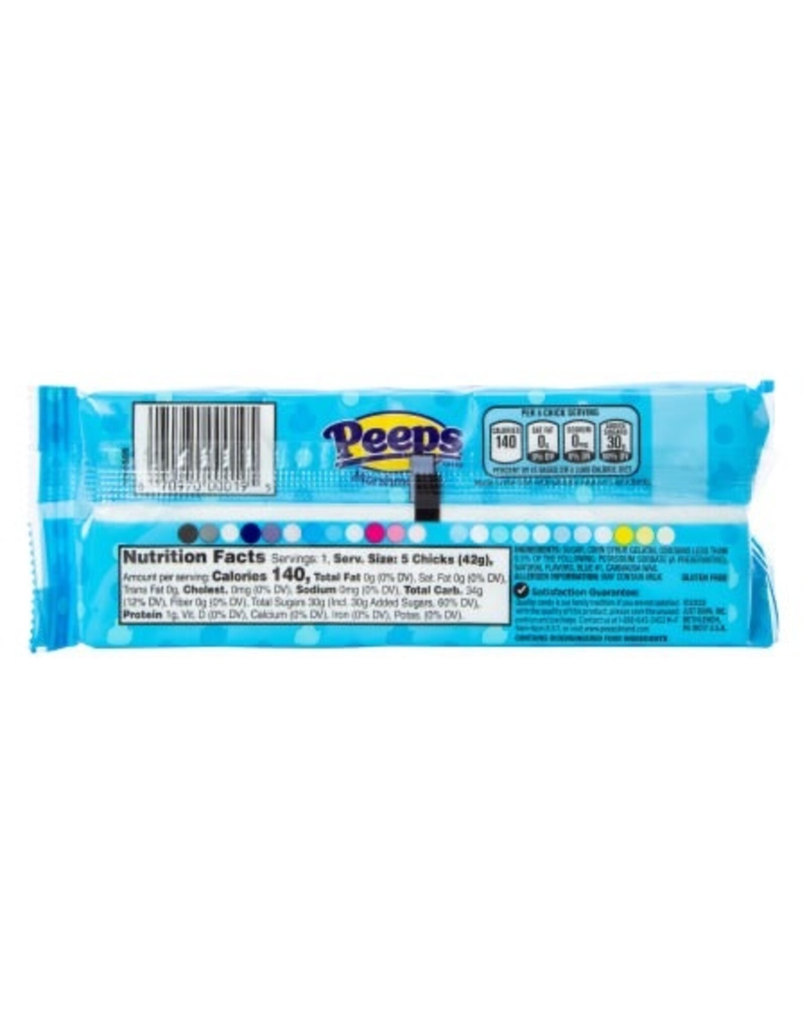 Marshmallow Chicks Easter Candy | Blue 1pk of 5