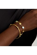 Dean Davidson Jewelry Gold Monterey Chain Bracelet Sky Blue Gem