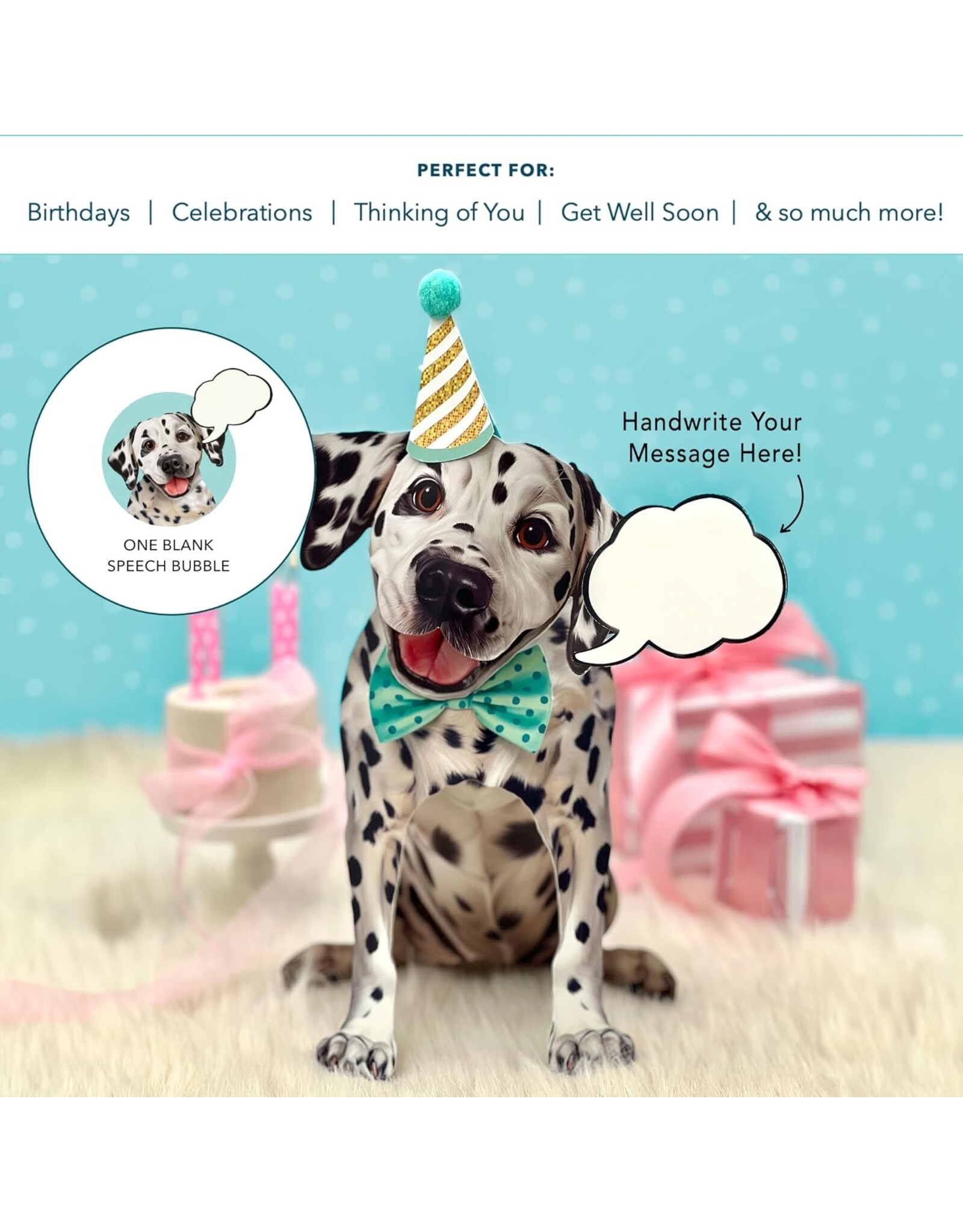 FreshCut Paper Pop Up Pet Cards | Dalmatian Pop-Up Card