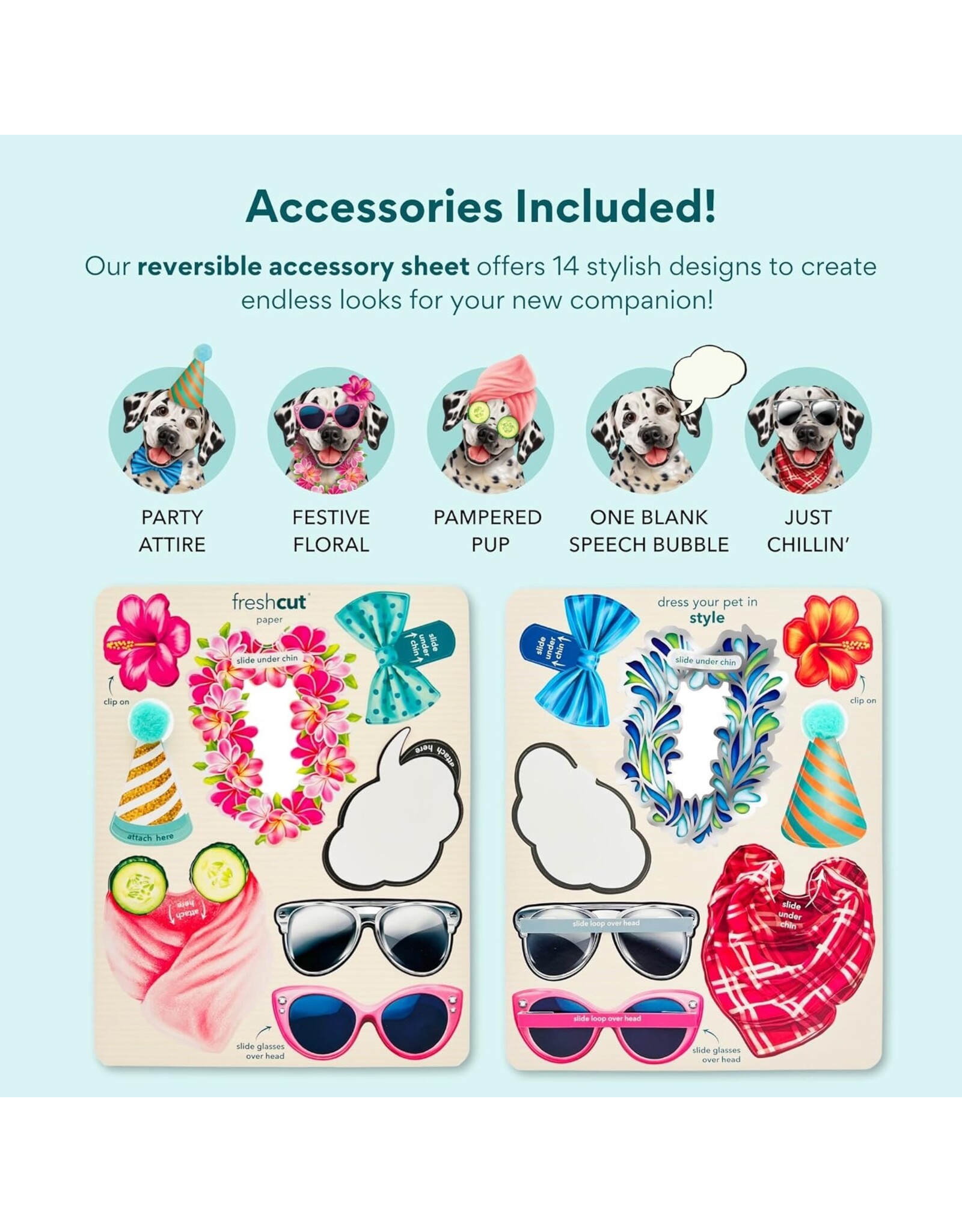FreshCut Paper Pop Up Pet Cards | Dalmatian Pop-Up Card