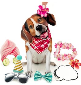 FreshCut Paper Pop Up Pet Cards | Beagle Pop-Up Card