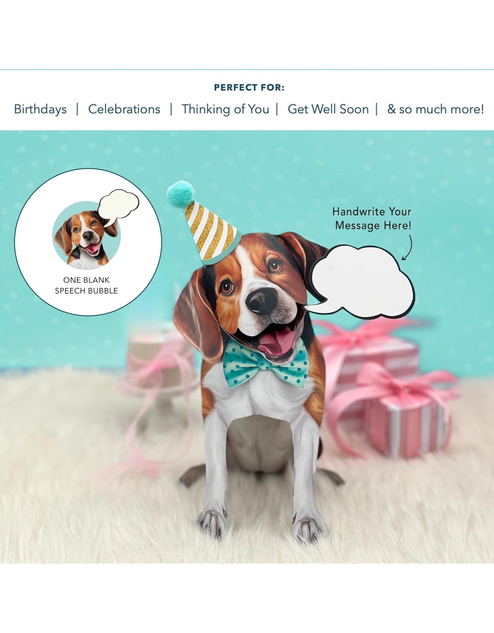 FreshCut Paper Pop Up Pet Cards | Beagle Pop-Up Card