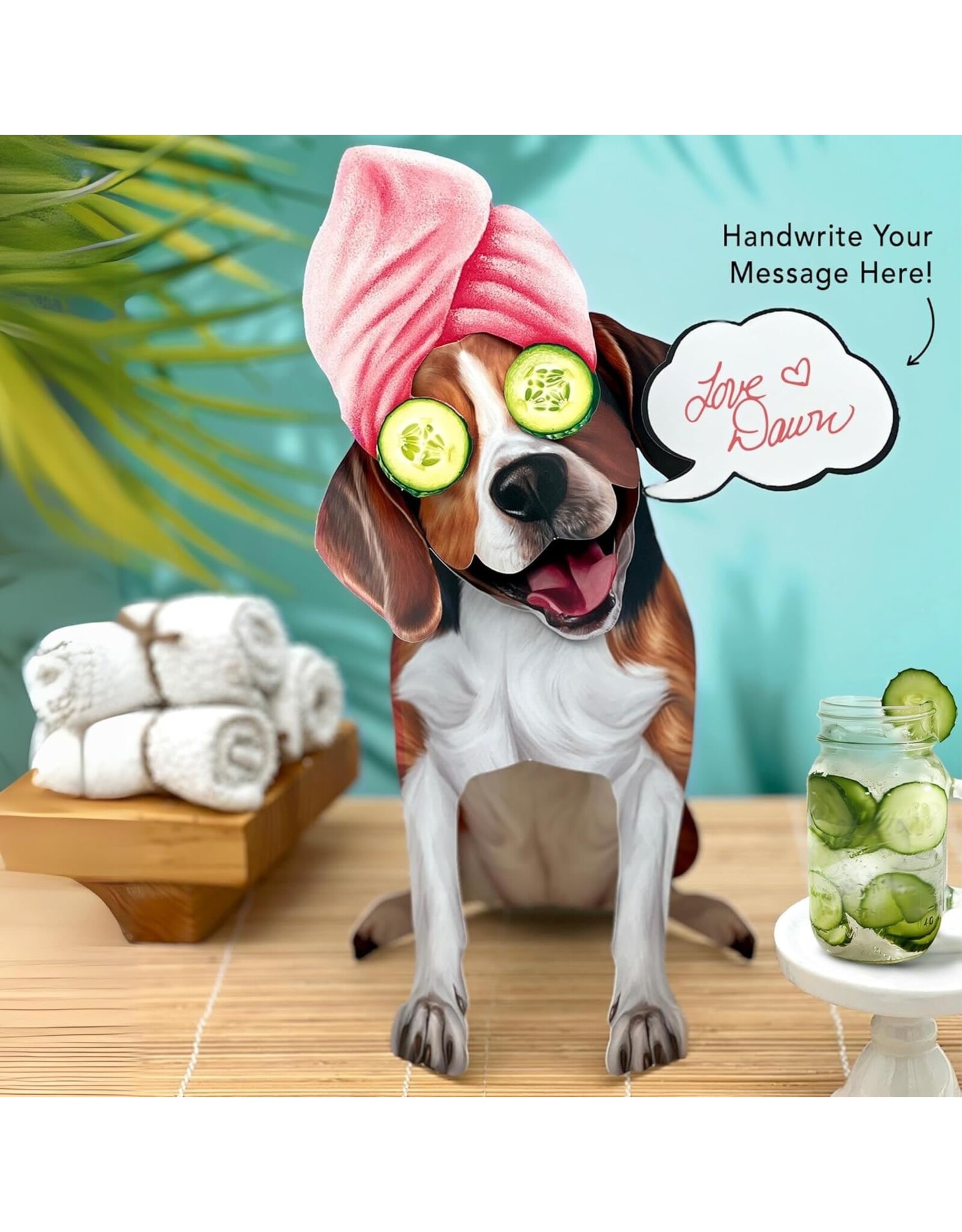FreshCut Paper Pop Up Pet Cards | Beagle Pop-Up Card