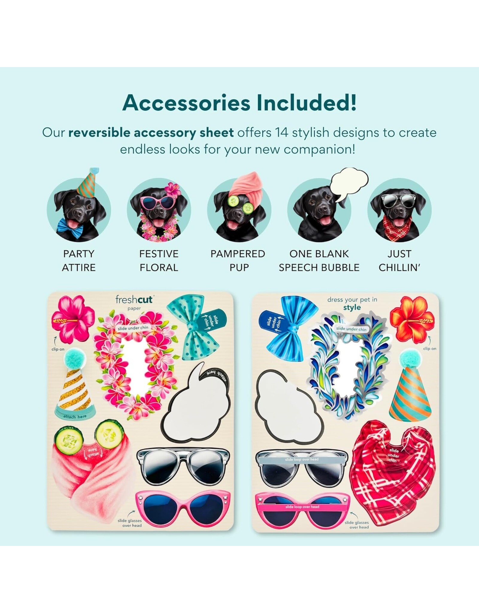 FreshCut Paper Pop Up Pet Cards | Black Lab Pop-Up Card