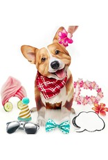 FreshCut Paper Pop Up Pet Cards | Corgi Pop-Up Card