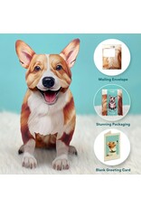 FreshCut Paper Pop Up Pet Cards | Corgi Pop-Up Card