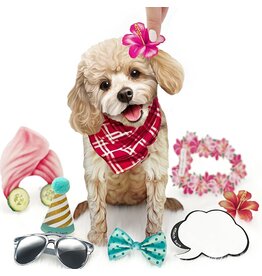 FreshCut Paper Pop Up Pet Cards | Poodle Pop-Up Card