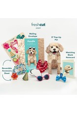 FreshCut Paper Pop Up Pet Cards | Poodle Pop-Up Card